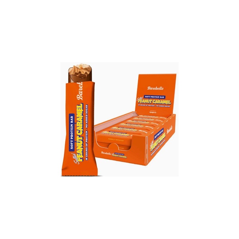 Caja Barebells BARRITA Soft Salted Peanut Caramel