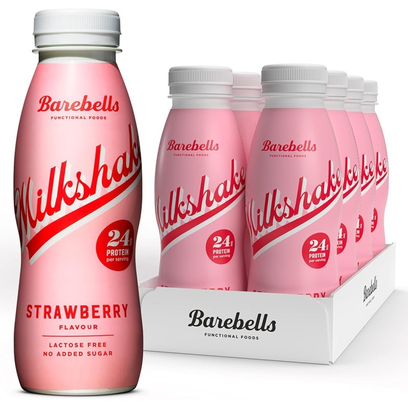 Caja Barebells Milkshake Strawberry 0,33L NEW