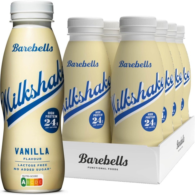 Caja Barebells Milkshake Vanilla 0,33L NEW