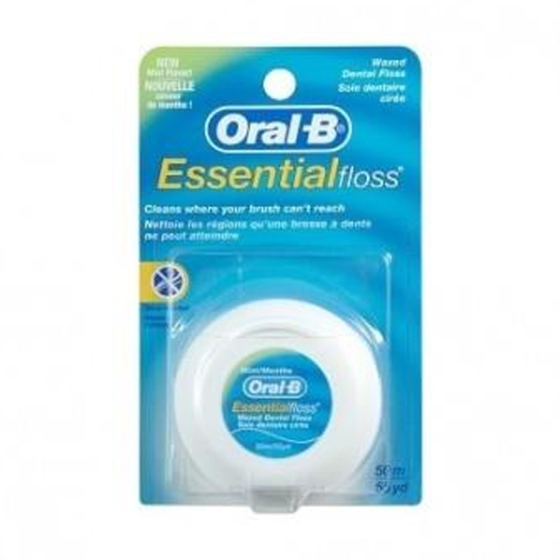 Oral B Ob Seda Dental Essencial Floss Cera/Menta