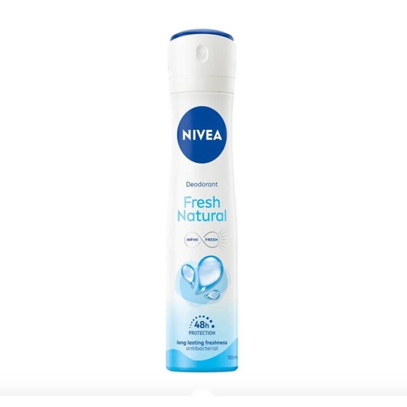 Nivea Desodorante Spray Fresh Natural 0% Alu150 ml