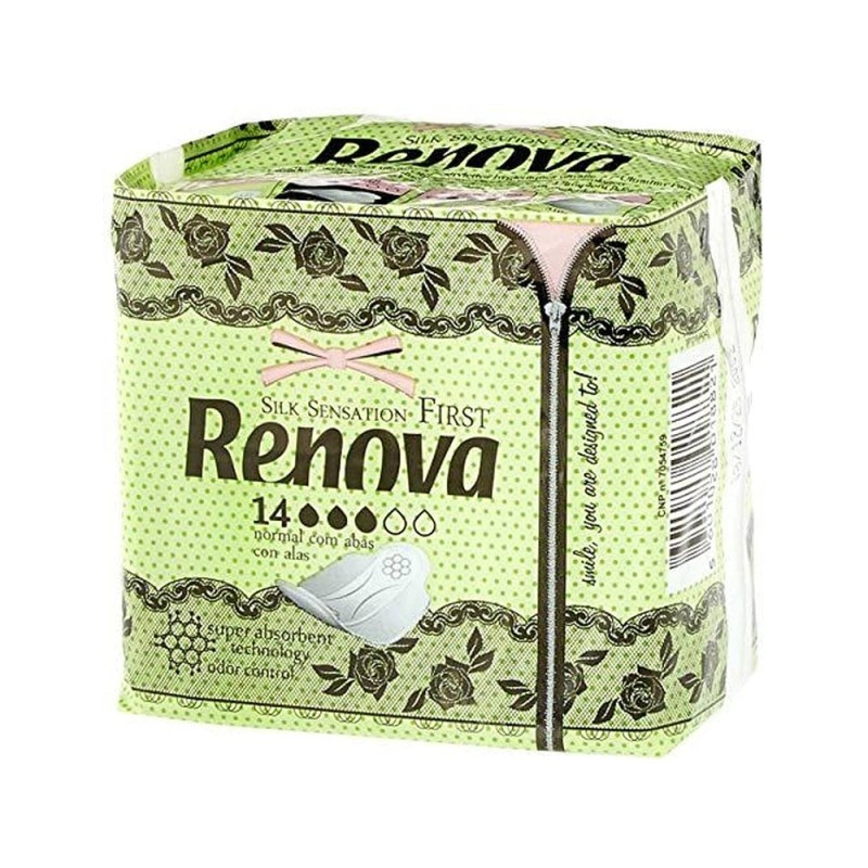 Compresas Uf Renova First N Con Alas 14X24