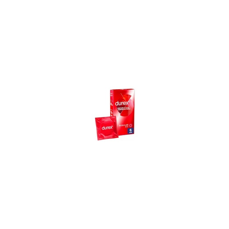 Durex Sensitivo Contacto Total Preservativos 6uds