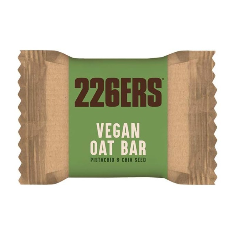Vegan Oat Bar. Barrita Energetica Pistacho Y Chía