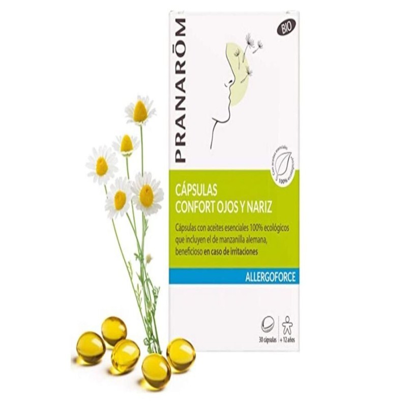 Allergoforce Pranarom Capsulas Confort Ojos Nariz