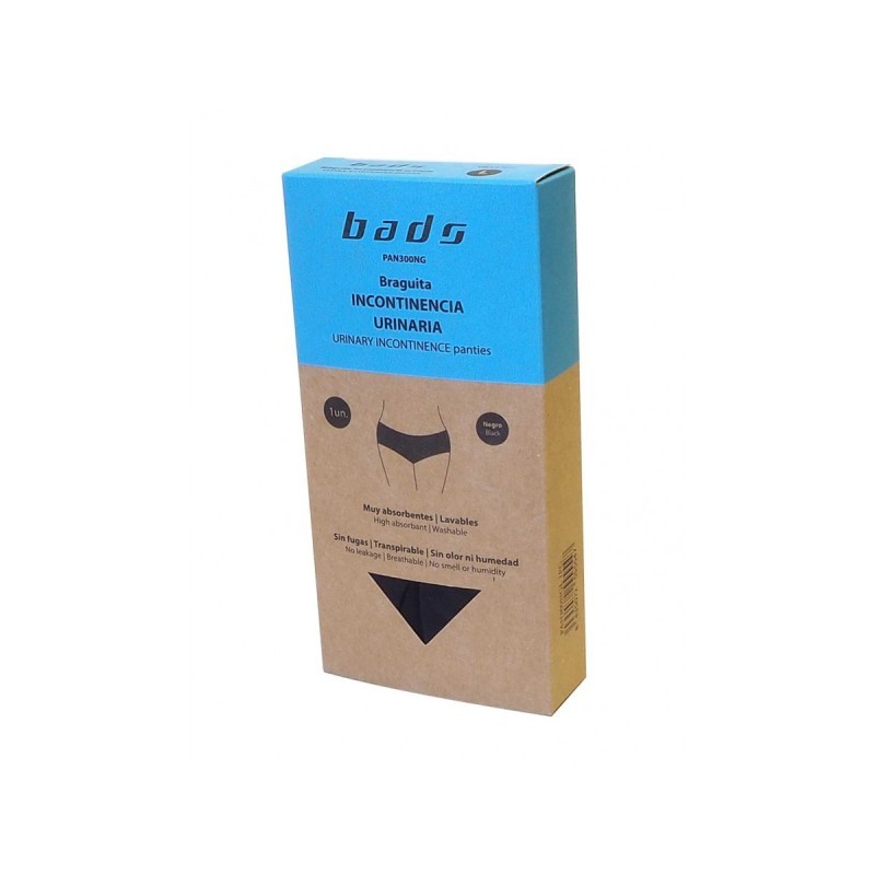 Bads Bragas Incontinencia Urinaria Negras M