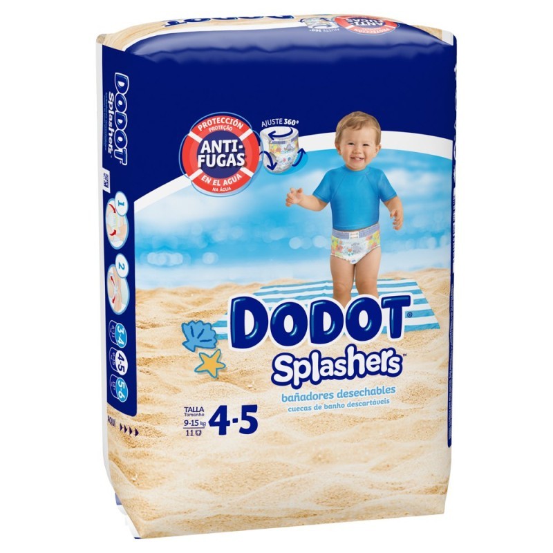 Dodot Splashers Carry Pack Talla 4 11 uds