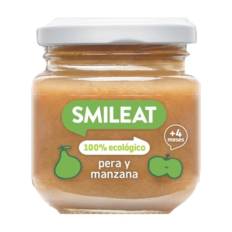 Smileat Tarrito Pera Y Manzana Ecológica (130G)