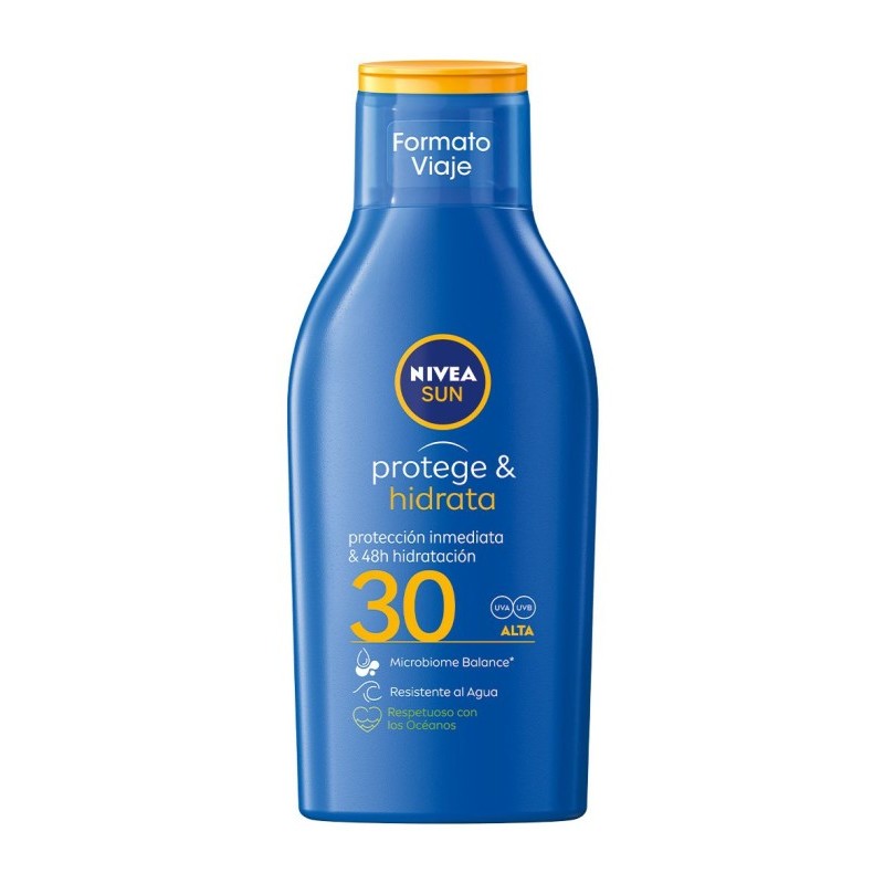 Nivea Sun Mini Leche Solar Fp-30 100 ml.Protege&Hi