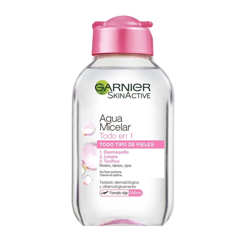 Skin Agua Micelar Garnier 100Ml.Mini Todo En Uno