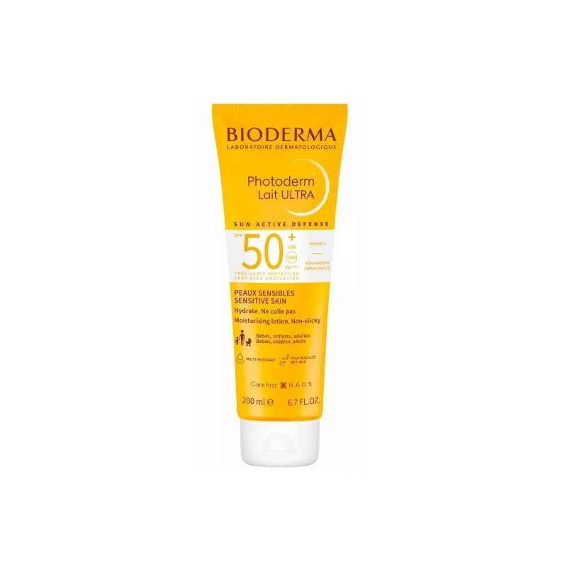Bioderma Photoderm Lait Piel Sensible SPF50+ 200ml