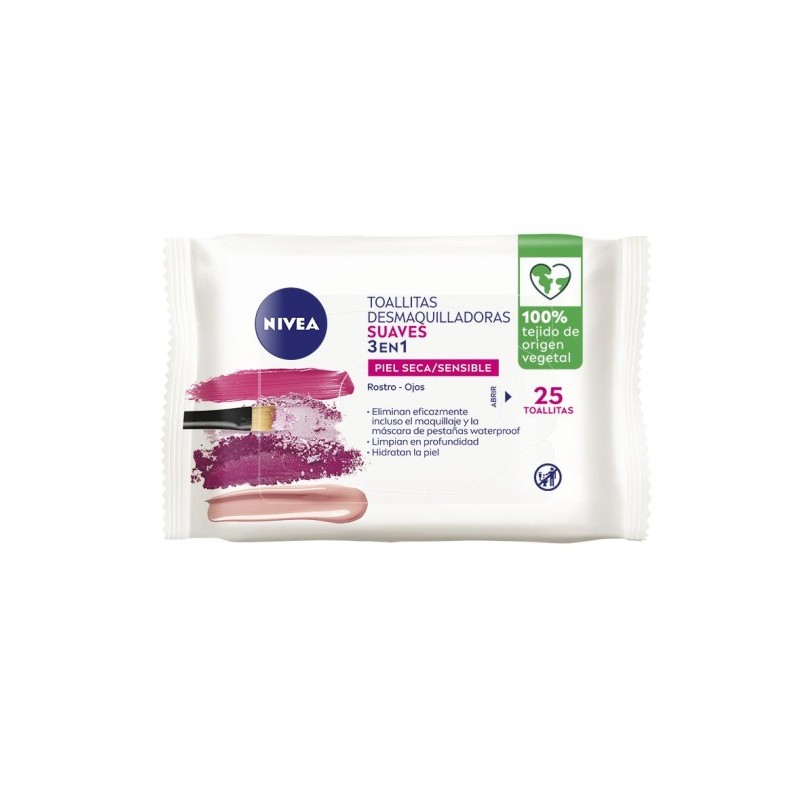 Nivea Toallitas Desmaquiilladoras Suaves
