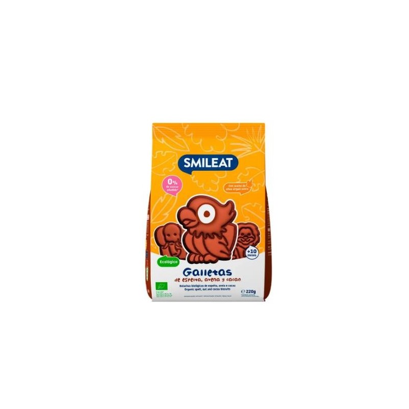 Smileat Galleta Cacao Eco 220 G
