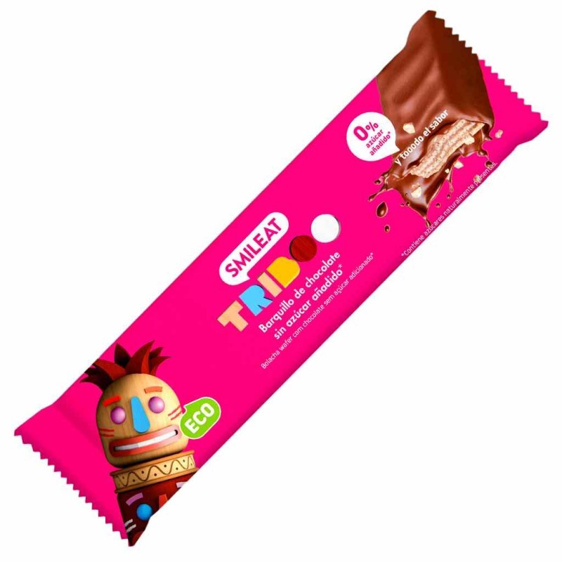 Smileat Barrita Rellena Y Recubierta De Cacao 40G