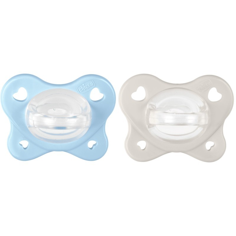 Chicco Chupete Physioformal Soft Sil Azul 2-6M