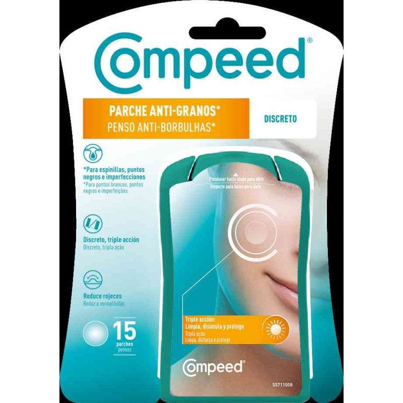 Compeed Anti-Granos Discreto, 15 unidades