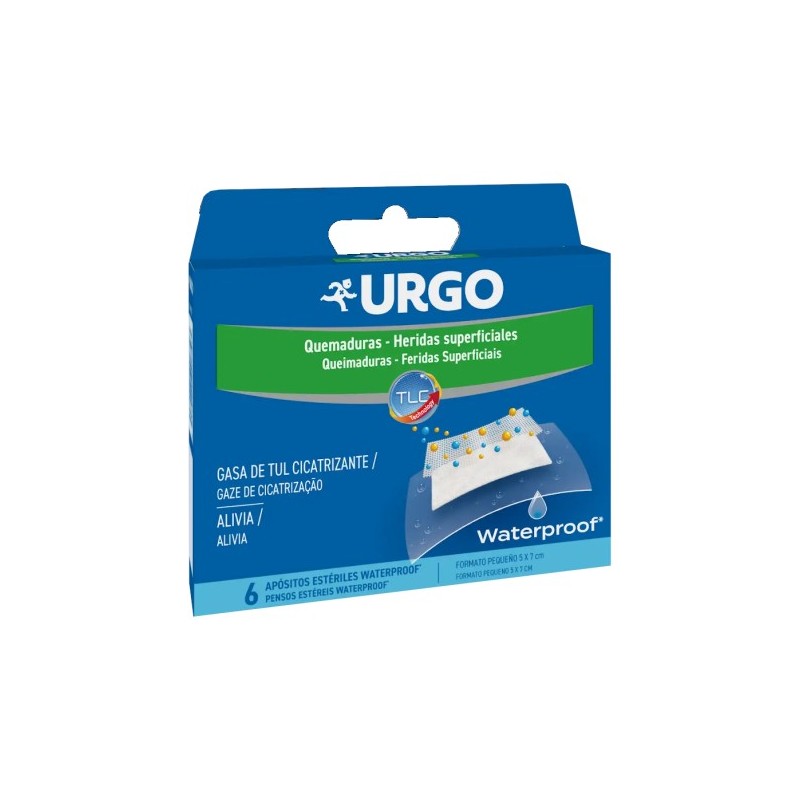 Urgo Quemaduras Superficiales Waterproof 6 uds
