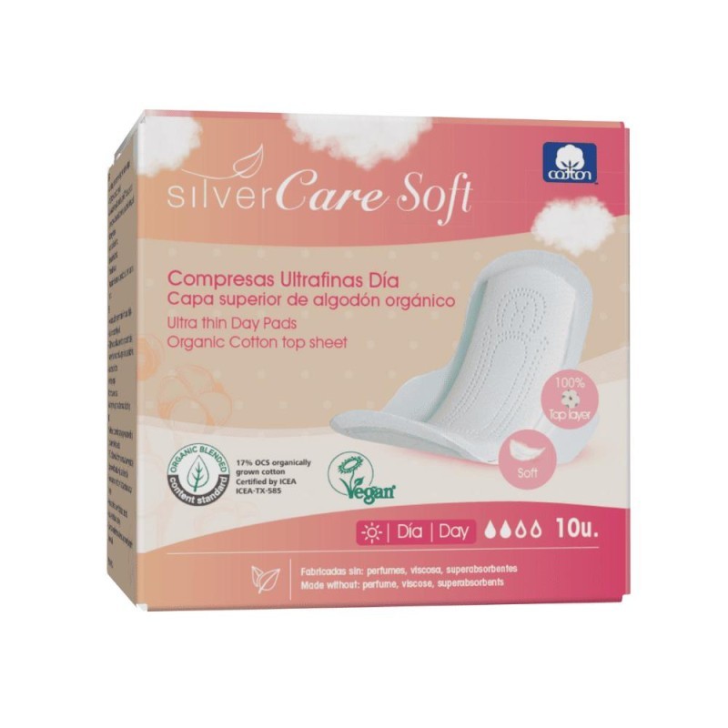 Silvercare Compresas Ultrafinas Día con Alas 10uds