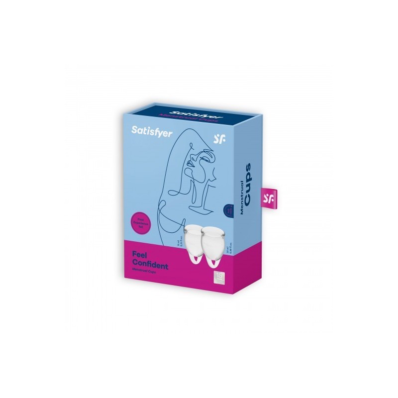 Satisfyer Feel Confident Copa Menstrual 2uds