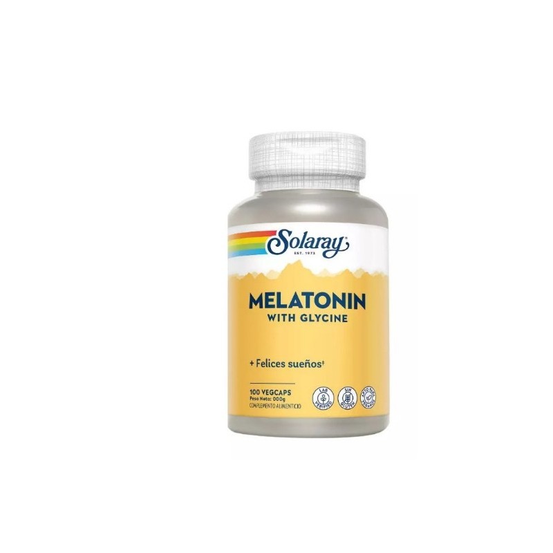 Solaray Melatonin W/ Glycine - 100 Vegcaps