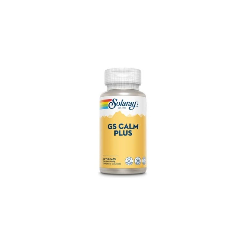 Solaray Gs Calm Plus 30 Cápsulas