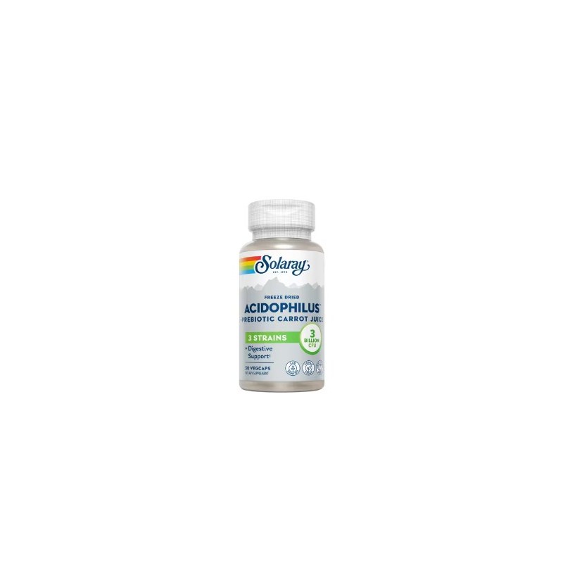 Solaray Acidophilus Vegan- 30 Vegcaps