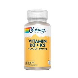 Solaray D3 & K2 (Mk7) - 60 Vegcaps