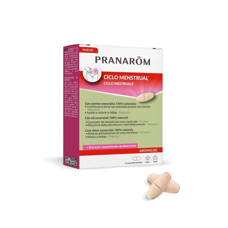Pranarôm Aromalgic Ciclo Menstrual 15 Comprimidos