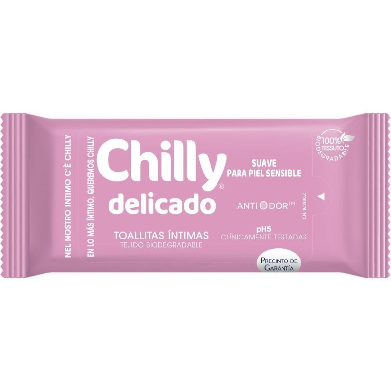 Chilly Delicado Toallitas Íntimas 12uds
