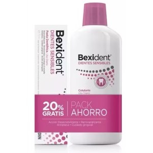 PACK BEXIDENT D.SENSIBLES COL 500+PAST75