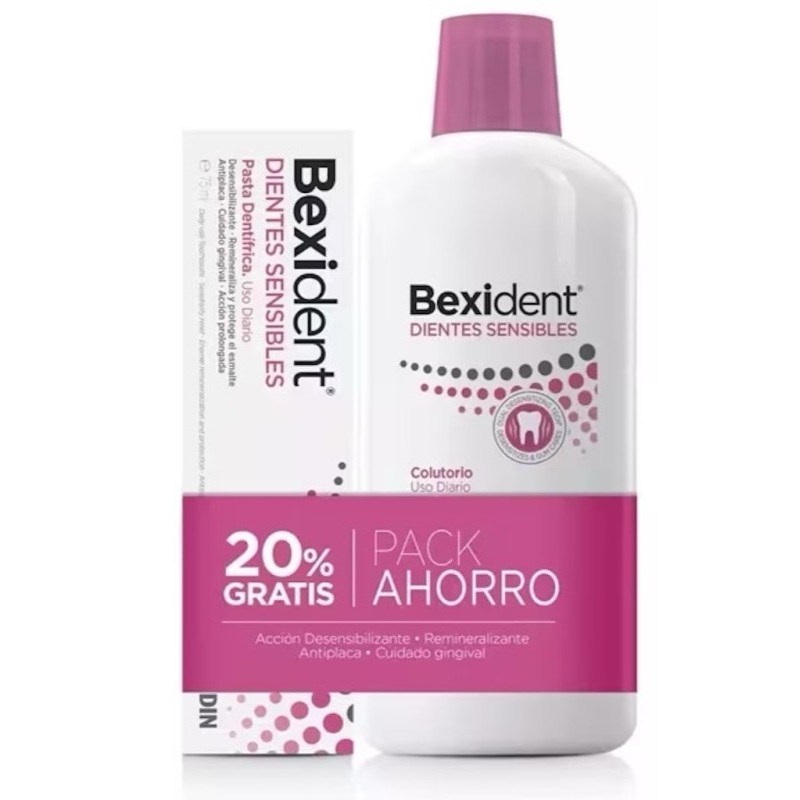 PACK BEXIDENT D.SENSIBLES COL 500+PAST75
