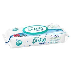 Dodot Toallitas Aqua pure, 48 unidades