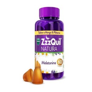 ZzzQuil Mango y Plátano 60 Gummies..