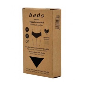 Bads Braguitas Menstruales Negras L