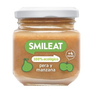 Smileat Tarrito Pera Y Manzana Ecológica (130G)