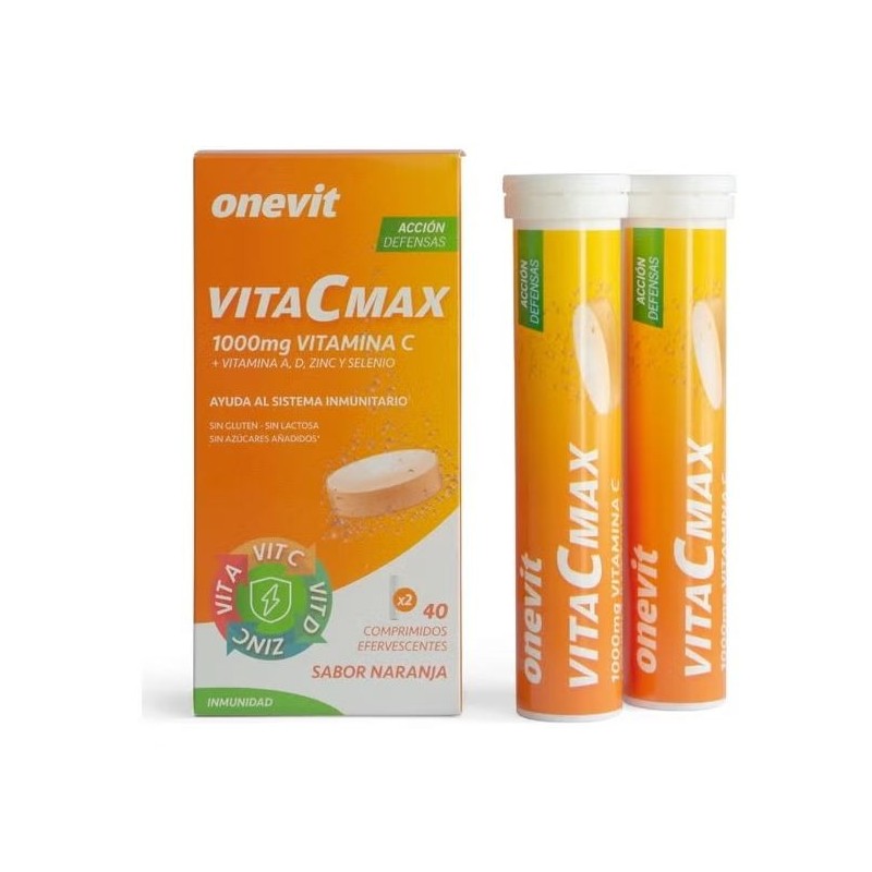 Onevit Vitac Max Comprimidos Efervescentes 40Ud.