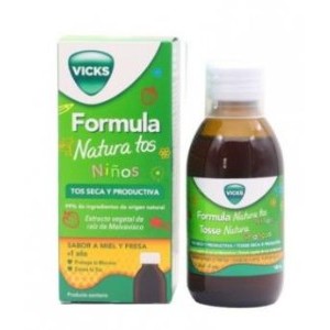 Vicks Formula Natura Jarabe Tos Niños 140Ml Vicks