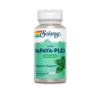 Solaray Papaya Plex -90 Comprimidos Masticables Sa