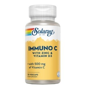 Solaray Immuno C (C+D3+Zinc) -30 Vegcaps