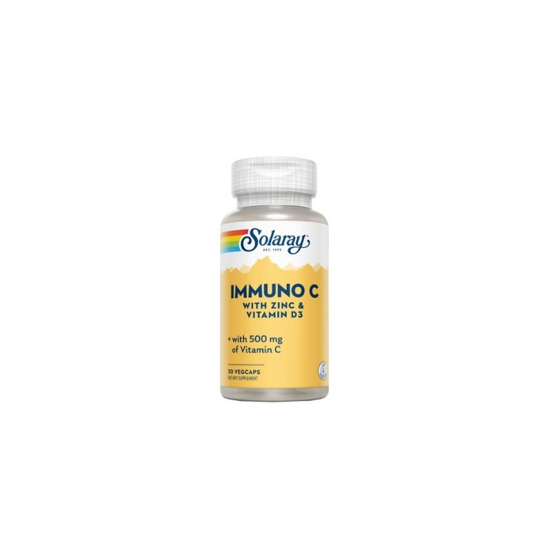 Solaray Immuno C (C+D3+Zinc) -30 Vegcaps