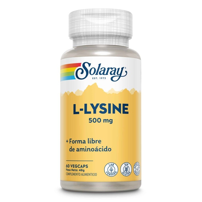 Solaray L-Lysine 500 mg - 60Vegcaps