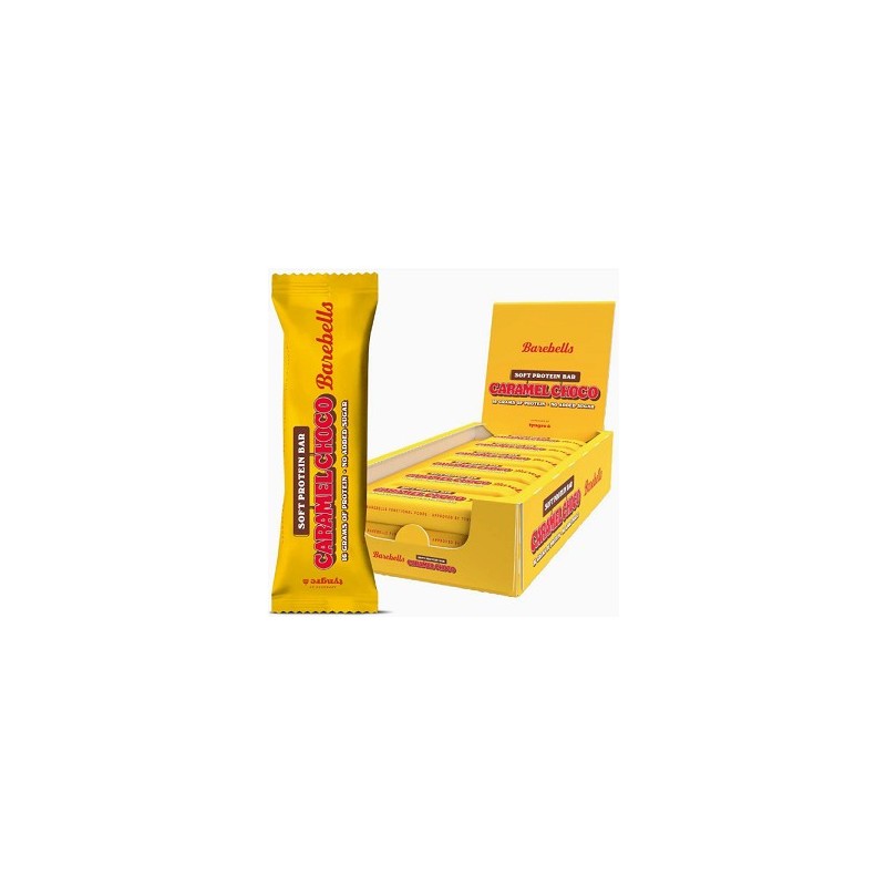 Caja Barebells BARRITA Soft Caramel Choco 55g